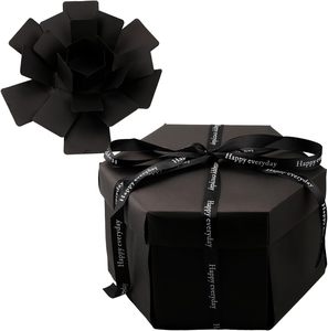 Cajas de Regalo de Cartón con Diseño Floral, Plegables, Multifuncionales, Reciclables, con Laminado Mate, para Pasteles, Día de San Valentín - Product Image 2