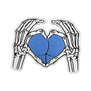 Nouvelle broderie de dessin animé <span class=keywords><strong>Ghost</strong></span> Face avec adhésif thermocollant pour vêtements et vestes - Product Image 2