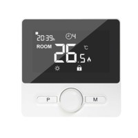 Termostato Opentherm con control remoto WIFI de diseño moderno, material ABS y PC para piezas de calefacción de suelo de apartamento