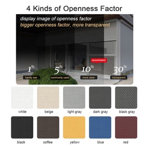 Tende a Rullo Motorizzate Impermeabili ZSTARR su Misura per Balcone e <span class=keywords><strong>Patio</strong></span> con Sistema Zip Track per Ombreggiatura Esterna - Product Image 5