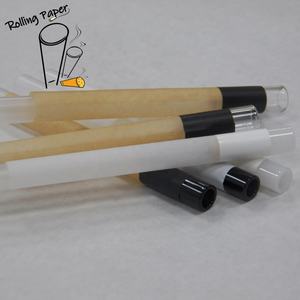Customized personal brand smoking accessories glass <b>cigarette</b> cone 25 * 10MM extra large size brown smoking roll paper - Product Image 1
