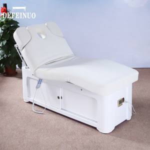 Table de massage thaïlandaise électrique moderne en bois massif réglable avec bain de pieds, fauteuil-canapé, bassin, thérapie par immersion, salle de bain, <span class=keywords><strong>sauna</strong></span>, pédicure - Product Image 3