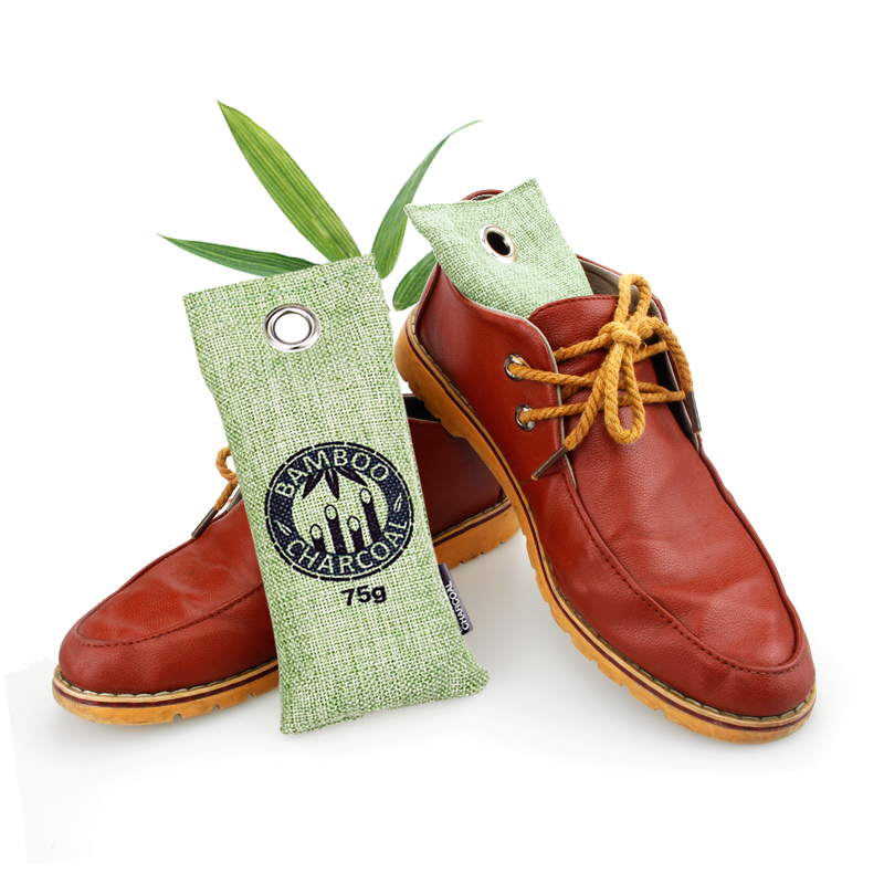 100 Natural Bamboo Charcoal Shoe Deodorizer