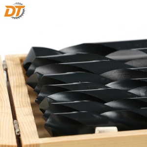 مجموعة مثاقب لولبية DT من 8 قطع، بساق مخفض، فضية، ديمينج، حجم كبير، HSS كوبالت، بطلاء أكسيد أسود، لحفر المعادن، في صندوق خشبي - Product Image 3