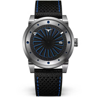 Montres de luxe mécaniques automatiques de miroir de cristal de saphir de conception unique imperméable