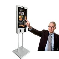 Kiosco de Autoservicio de 23.8 Pulgadas con Pantalla Táctil HD, Sistema Android, para Pedidos de Comida y Pagos en Restaurantes