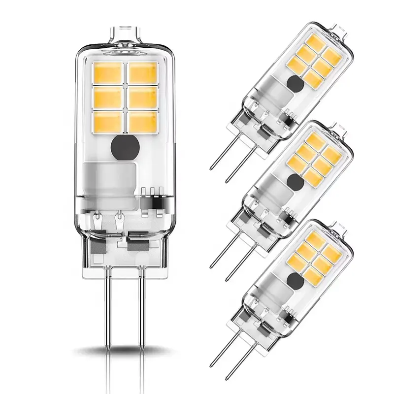 LOHAS G4 Ampoules à économie d'énergie G4 mini petite 2W 12V AC DC 3000K 6000K sans scintillement LED mini ampoule de maïs pour l'éclairage intérieur