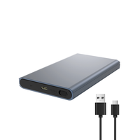 Case per SSD USB 3.1 Tipo C, Custodia per Disco Rigido SATA da 2,5 Pollici in Metallo, Alta Qualità in Alluminio