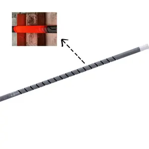 1625C U W I High Temperature Spiral Rod Type Sic Heater Silicon Carbide Heating Element For Furnace