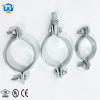 Collier de serrage pour tuyaux UTT60 homologué UL FM, double finition galvanisée à chaud et électrogalvanisée pour la plomberie incendie des bâtiments