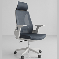 Chaise de conférence ergonomique extensible en similicuir PU à mailles, style moderne, directement de l'usine, pour la maison, le bureau, la salle de réunion et les visiteurs