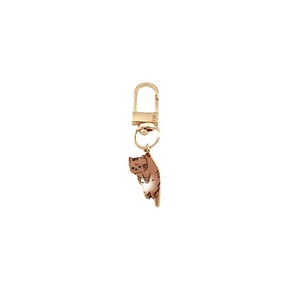 Portachiavi Minimalista Gatto Dorato, Ciondolo Realistico a Forma di Animale per Zaino e Chiavi Auto, Piccolo Pendente Unico a Forma di Gatto, Regalo per Amanti dei Gatti - Product Image 5