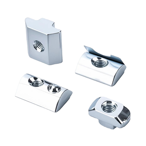 Profil de cadre, écrous à rainure en T carrés, M4 M5 M6 M8, laiton zingué, ressort, fabricant, personnalisé, automobile - Product Image 4