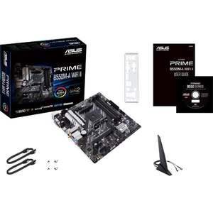 Placa base Micro ATX Prime B550M-A Wifi II 100% original al por mayor con PCIe 4.0, Wifi 6, memoria DDR4, HDMI 2.1 y conector RGB. - Product Image 1