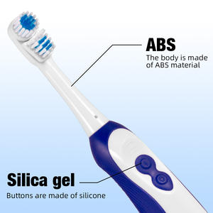 Cepillo giratorio de dientes eléctrico Versión de batería Cepillo de dientes sónico Cepillo de dientes eléctrico oscilante sónico vibrador de alta frecuencia - Product Image 4