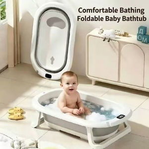 Bañera Plegable Multifuncional, Sensor de Temperatura Inteligente, Bañera de Plástico, Ducha para Niños, Set de Bañera para Bebés - Product Image 6