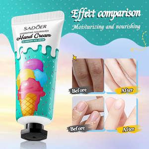 Produit de beauté OEM SADOER, crème hydratante pour les mains à la crème glacée nourrissante et éclaircissante pour la peau, coffret cadeau pour femmes - Product Image 5