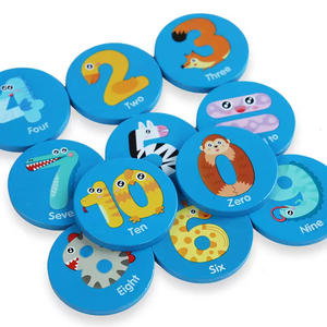 Jouets éducatifs Montessori jeu de copeaux de bois exercice de mémoire jeu de correspondance apprentissage numéro Cognition mémoire trouver le même jeu - Product Image 6