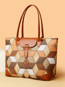 2025 sac de messager à épaule unique souple haut de gamme pour femmes tout match petit carré PU motif de bonbons sac transfrontalier - Product Image 3