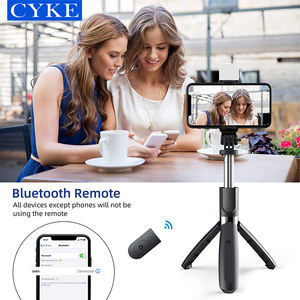 CYKE L02s Perche à selfie trépied avec éclairage d'appoint, compacte, avec télécommande Bluetooth détachable pour prendre des photos - Product Image 3