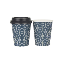 2025 Comgesi tasse de boisson chaude à usage unique écologique biodégradable Logo personnalisé forme à paroi unique PE estampage traitement pour la fête