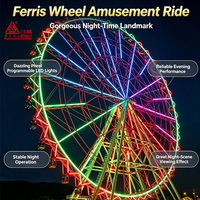 Grande Roue Géante Personnalisée pour Parc d'Attractions, Offre Spéciale, avec Éclairage LED