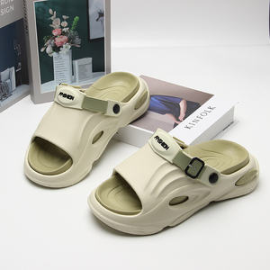 Pantuflas de EVA para Hombre, Ligeras, de Moda, para el Hogar, de Secado Rápido, Impermeables, Suaves y Cómodas, para Interiores y Exteriores, Jardín, Playa, Piscina - Product Image 2