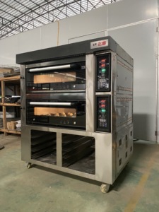 Nuevo Horno Asador Comercial <span class=keywords><strong>Kanghui</strong></span>, Totalmente Automático, de Dos Niveles y Cuatro Bandejas, Eléctrico/a Gas, de Acero Inoxidable 201, de Alta Gama Industrial, 1 Año de Garantía - Product Image 6