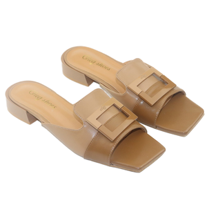 Sandali piatti da donna estivi 2026, ultimi modelli, comodi, taglie grandi, con punta quadrata e tacco basso, ideali per il tempo libero all'aperto. - Product Image 3