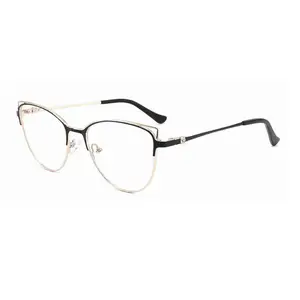 2023 New Sexy Ladies Spectacle Frames Optical Glass Frames Glasses Eyewear Metal Frame And Wholesale Price