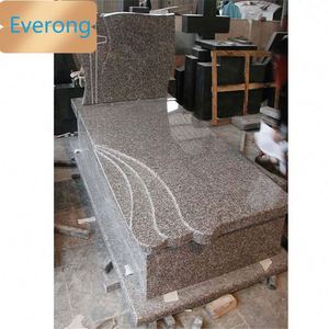 Pierre tombale en granit noir cimetière funéraire monumental - Product Image 2
