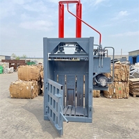 Presse à balles hydraulique verticale automatique pour papier usagé, contrôle PLC, haute sécurité, compacteur de carton industriel