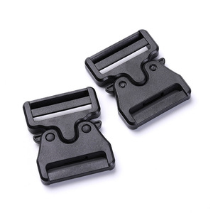 Jiuyuan <b>Plastic</b> <b>Sliding</b> Buckle Black Adjustable For Bags Backpack Accessories Durable - Product Image 1