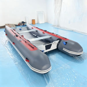 Bote Inflable Plegable Estilo Kit, de Hypalon o PVC, Catamarán Estable, Mini Bote para Pesca - Product Image 1