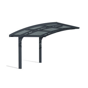 Grands panneaux <span class=keywords><strong>de</strong></span> toit arqués en pc, imperméable, 3 ports <span class=keywords><strong>de</strong></span> voiture, garage, abri d'auto pour les propriétaires d'hôtel - Product Image 3