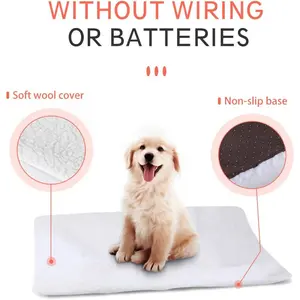 Pet Kennel Mats Indoor Self-Heating Cat And Dog Bed Mat Blanket Warm Lambswool