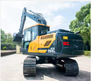 เครื่องขุดฮุนได HX155L ตีนตะขาบขนาดกลาง15ตันเครื่องขุดมาตรฐานการปล่อยก๊าซระดับ4ราคาไม่แพงสำหรับการก่อสร้าง - Product Image 6