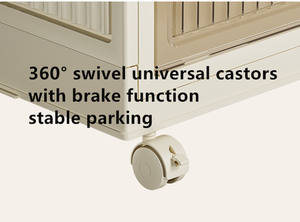 Organizador de Baño de 6.86 Galones con 4 Puertas Abatibles, Organizadores de <span class=keywords><strong>Armario</strong></span> Plegables y Almacenamiento - Product Image 6