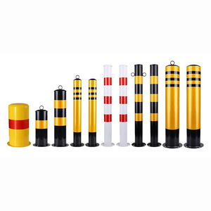 Poteaux anti-collision en acier Krcher Guardrail, diamètre 11 cm, rouge, jaune, noir, personnalisables, réfléchissants, en PC et aluminium <span class=keywords><strong>pour</strong></span> la circulation - Product Image 1