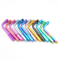 Cable de Acelerador y Embrague de Motocicleta de Titanio CNC de 90 Grados, Ajustable, de Aleación de Titanio