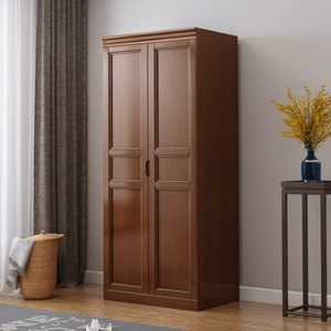 Dazhang Jiaju Solid Wood <b>Wardrobe</b> 2345 Double Door Chinese Style <b>Large</b> Capacity Bedroom Storage Cabinet - Product Image 2