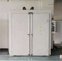 Oven Pengeringan Cat Bubuk Berbahan Bakar Gas Pemanasan Cepat Efisiensi Tinggi untuk Produksi Bagian Logam Skala Besar