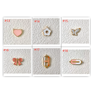 Thép không gỉ Flamingo quyến rũ dễ thương voi <span class=keywords><strong>Hello</strong></span> <span class=keywords><strong>Kitty</strong></span> túi quyến rũ Keychain màu hồng men bướm Bowknot quyến rũ Mặt dây chuyền - Product Image 3