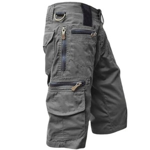 Pantalones cortos Cargo de moda para <span class=keywords><strong>hombre</strong></span> 2024, pantalones cortos de camuflaje para <span class=keywords><strong>hombre</strong></span>, pantalones cortos tácticos informales de <span class=keywords><strong>trabajo</strong></span> sueltos de algodón para <span class=keywords><strong>hombre</strong></span> - Product Image 3