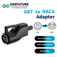 Adaptateur de chargeur de véhicule électrique GEEFUTURE, adaptateur de conversion rapide GBT vers Nacs pour Tesla DC AC 250A