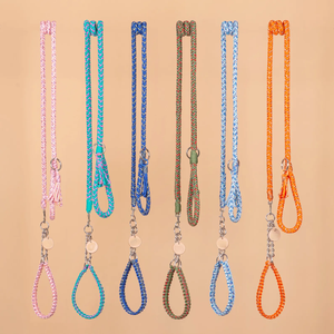 <strong>Dog</strong> Lover Gifts Handmade Braided Paracord <strong>Dog</strong> <strong>Collar</strong> and Leash Set with <strong>Dog</strong> ID Tag - Product Image 1