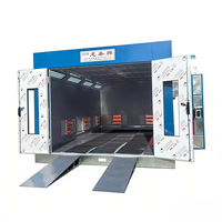 Cabine de peinture automobile certifiée CE, four de séchage de voiture à économie d'énergie avec système de chauffage au diesel