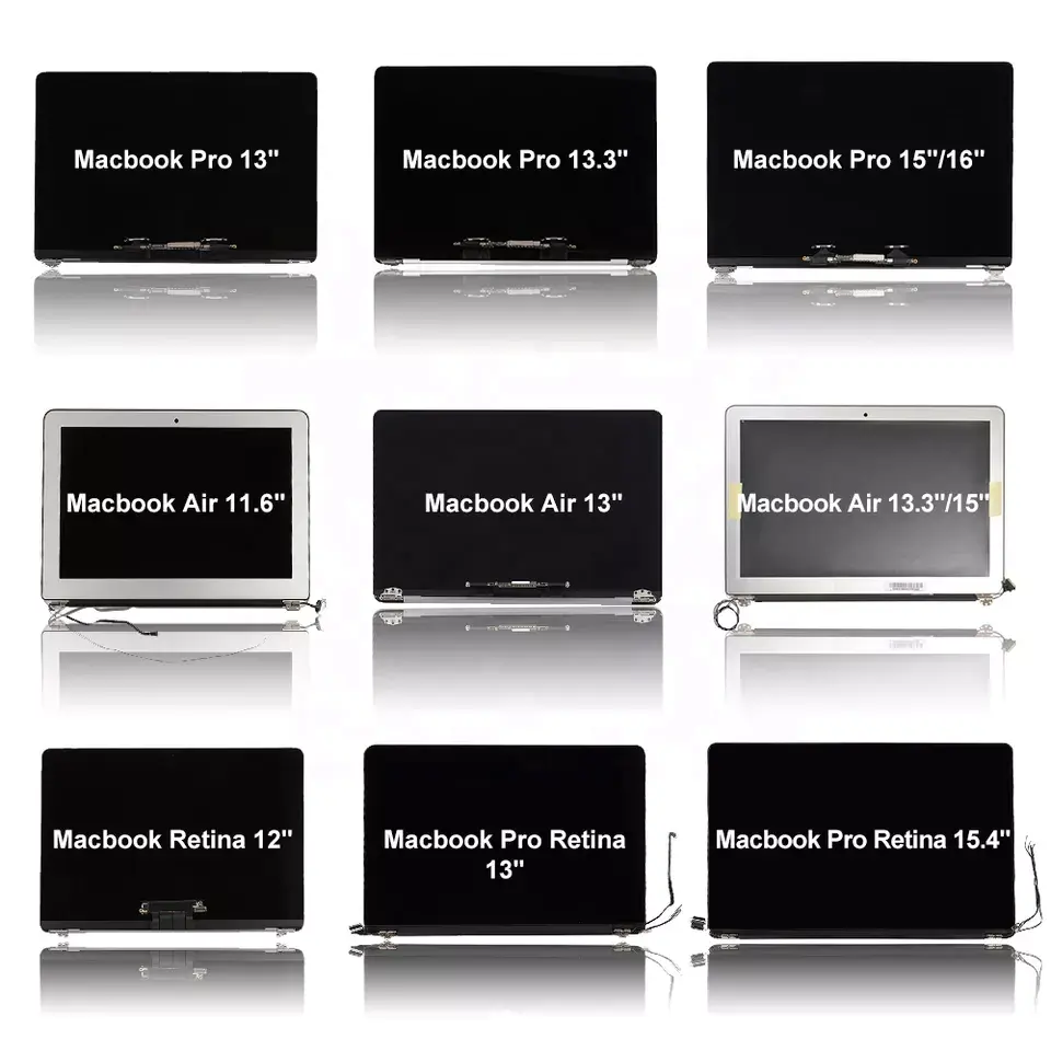 12 13.3 15 นิ้วหน้าจอ Lcd สําหรับหน้าจอ Macbook A2338 A1419 A2337 A1708 A1932 A1707 A1534 A1398 จอแสดงผลชุดประกอบที่สมบูรณ์