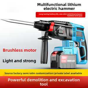 Martillo eléctrico de alta potencia, de doble propósito para perforar hormigón, herramienta eléctrica multifuncional, taladro de impacto - Product Image 2