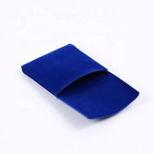 Petites pochettes personnalisées CSMD Pochette à bijoux <span class=keywords><strong>enveloppe</strong></span> personnalisée Sac d'emballage en velours de daim Pochette à parfum <span class=keywords><strong>enveloppe</strong></span> bleue <span class=keywords><strong>marine</strong></span> <span class=keywords><strong>carrée</strong></span> - Product Image 4